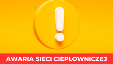 Wołomin - awaria sieci ciepłowniczej na os. Niepodległości