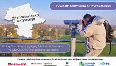 Ruszyła #MazowieckaAktywacja2025 – konkurs dla lokalnie działających!