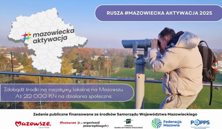 Ruszyła #MazowieckaAktywacja2025 – konkurs dla lokalnie działających!