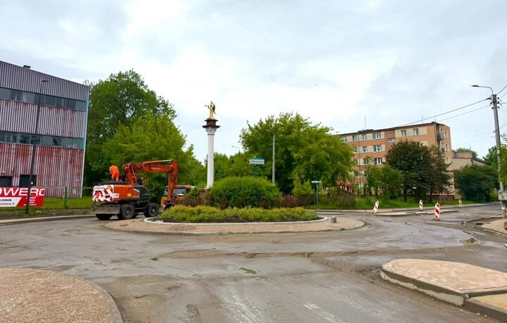 Remont ronda w Wołominie na finiszu