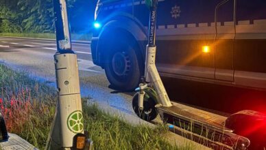 Hulajnoga elektryczna, promile i pasażer - prosty przepis na mandat