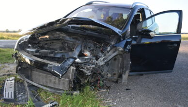 Zderzenie trzech aut. Sprawca był pijany.