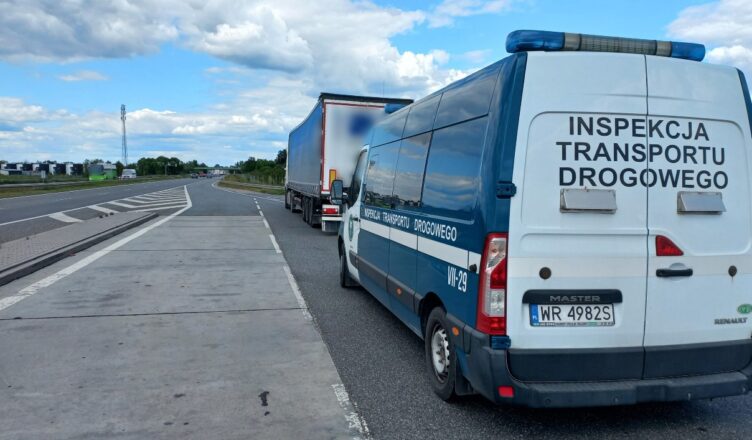 Kierowca często jeździł za długo i skracał odpoczynki - zatrzymali go w Radzyminie
