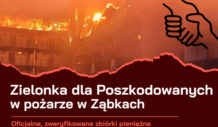 Zielonka - Solidarni z Sąsiadami - pomagamy poszkodowanym w pożarze