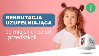Zielonka - Rekrutacja uzupełniająca do miejskich szkół i przedszkoli