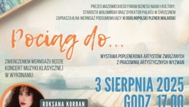 Wyjątkowy wernisaż sztuki w Pałacu w Chrzęsnem!