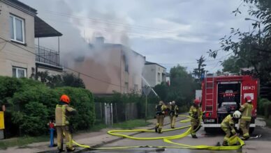 Pomoc dla poszkodowanych w pożarze w Markach