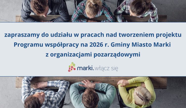 Program współpracy Gminy Miasto Marki z NGO