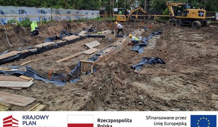 Ząbki - Trwają prace ziemne przy budowie pierwszego Samorządowego Żłobka