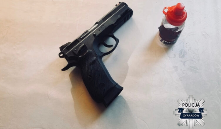 Strzelał z wiatrówki do apteki