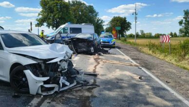 Nieustąpienie pierwszeństwa przyczyną dwóch groźnych wypadku