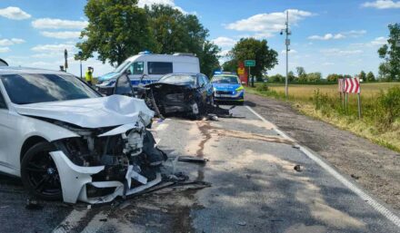 Nieustąpienie pierwszeństwa przyczyną dwóch groźnych wypadku