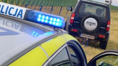 Nietrzeźwy kierowca suzuki zatrzymany dzięki szybkiej reakcji kierowców i Policji – miał ponad 3 promile alkoholu