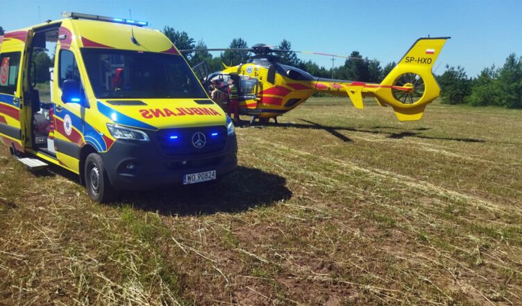 Wybuch w warsztacie samochodowym. Dwóch mężczyzn z poważnymi obrażeniami