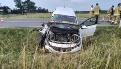 Groźny wypadek w Starym Łajszczewie