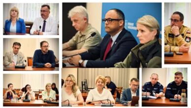 Powiatowy sztab kryzysowy kontynuuje działania pomocowe dla mieszkańców bloku przy ul. Powstańców