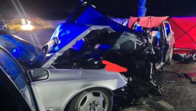 Tragiczny wypadek na DK61