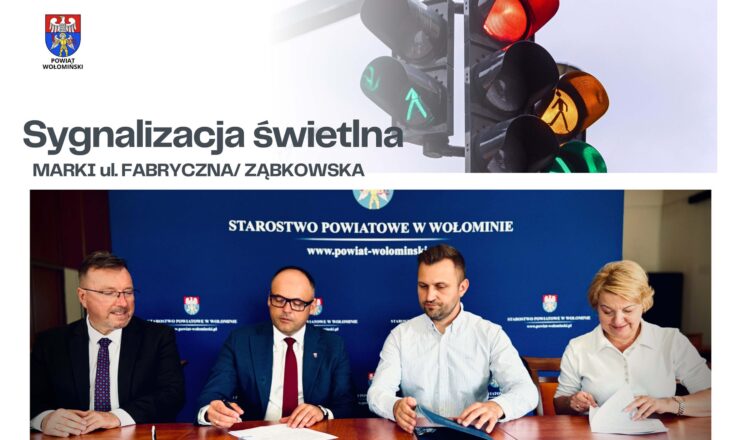 Nowoczesna sygnalizacja dla Marek. Bezpieczniej i płynniej na skrzyżowaniu Fabrycznej i Ząbkowskiej