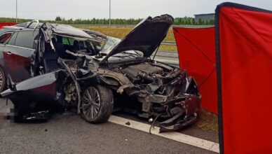 Tragiczny wypadek na S7 pod Grójcem. Jedna osoba nie żyje, droga była całkowicie zablokowana