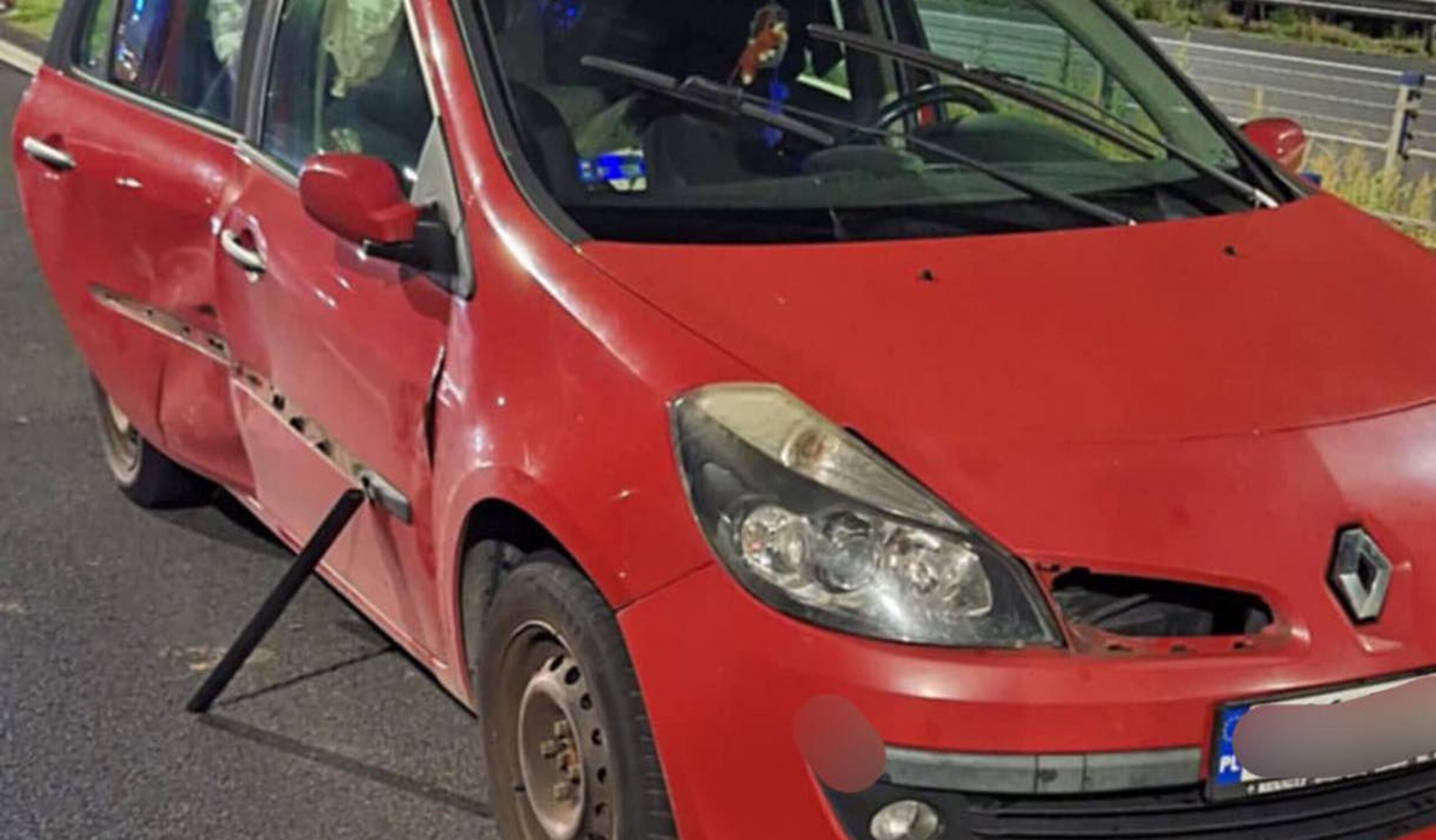 Kolizja czterech pojazdów na trasie S8 w Zielonce. Na szczęście nikt nie ucierpiał