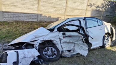 Wypadek drogowy w Lipce: jedna osoba poszkodowana po zderzeniu dwóch pojazdów