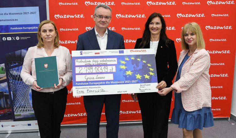 Stacja uzdatniania wody w Czarnowie i zbiornik retencyjny w Szczęsnem ze wsparciem UE