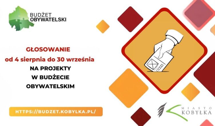 Kobyłka - Głosowanie w Budżecie Obywatelskim
