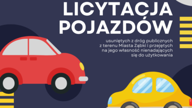 Ząbki - Licytacja pojazdów usuniętych z dróg publicznych