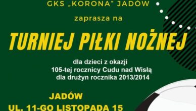 Dzieci na murawie – turniej piłkarski w Jadowie