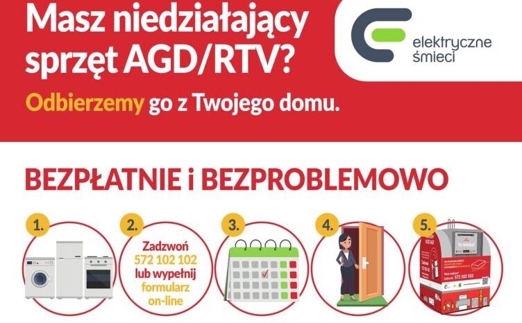 Marki - Duże elektroodpady odbierane bezpłatnie