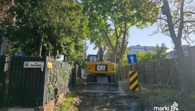 Marki - remont ulicy Piotra Skargi