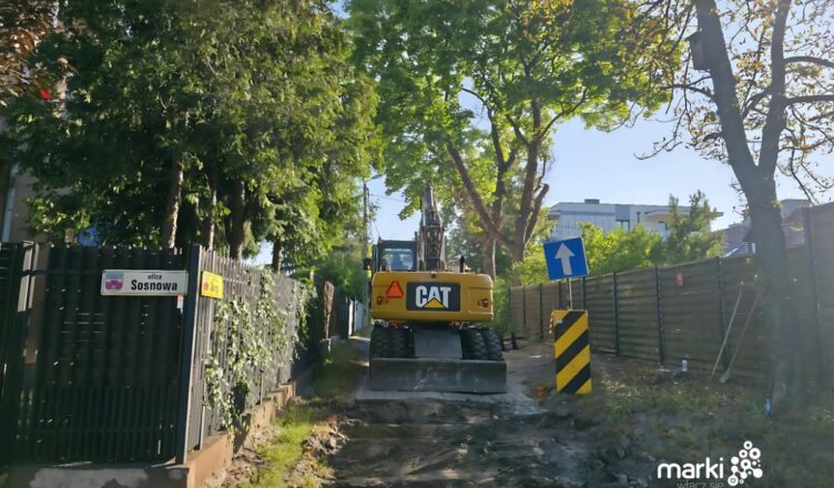 Marki - remont ulicy Piotra Skargi