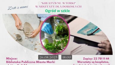 Marki - bezpłatne warsztaty dla dorosłych