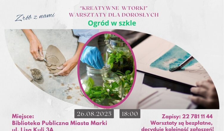 Marki - bezpłatne warsztaty dla dorosłych
