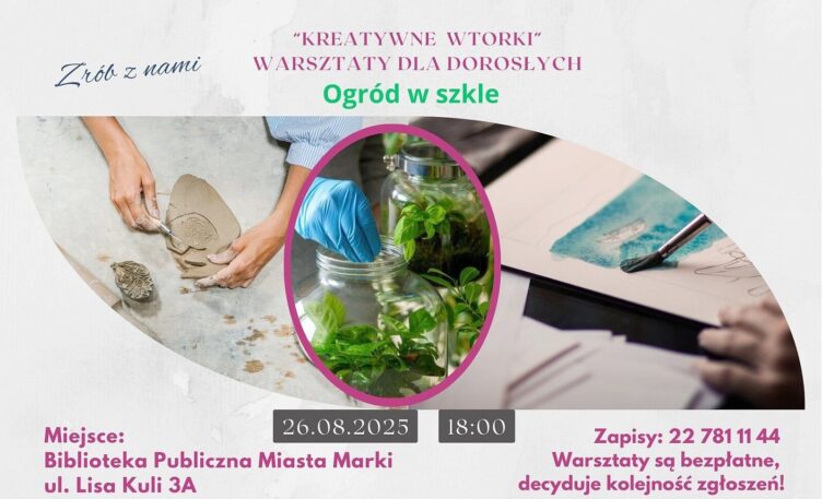 Marki - bezpłatne warsztaty dla dorosłych