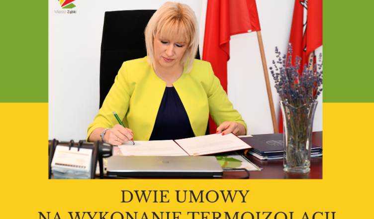 Ząbki - Dwie umowy na termoizolację budynków szkolnych podpisane