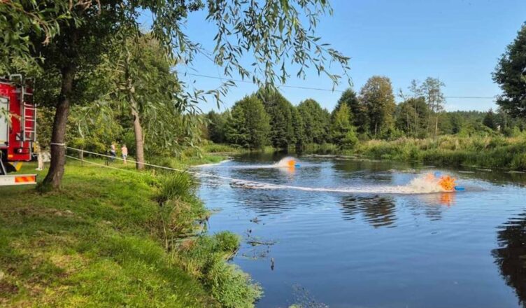 Działania służb na Wkrze – aktualne informacje