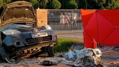 Śmiertelny wypadek - zderzenie osobówki z motocyklem