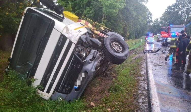 Dwa wypadki drogowe jednego dnia, dwie osoby ranne