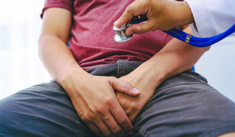 Męski rak przychodzi powoli