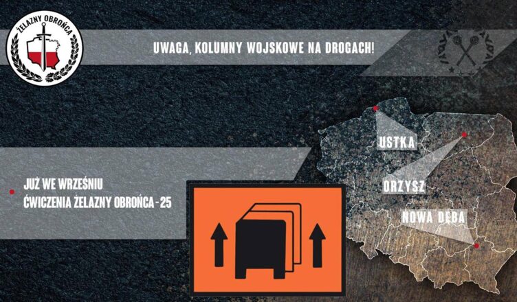 Komunikat dot. wzmożonego ruchu pojazdów wojskowych