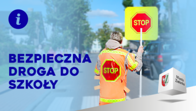 Zielonka - Bezpieczna droga do szkoły – więcej osób przeprowadzających dzieci na przejściach
