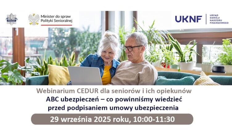 ABC ubezpieczeń - webinarium dla seniorów