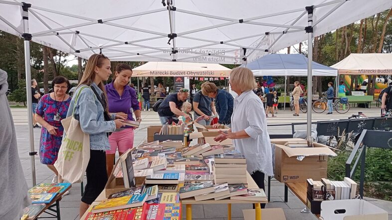 W ubiegłą sobotę, z okazji Dnia Otwartego MCER, Biblioteka zorganizowała wielką wymianę książek!