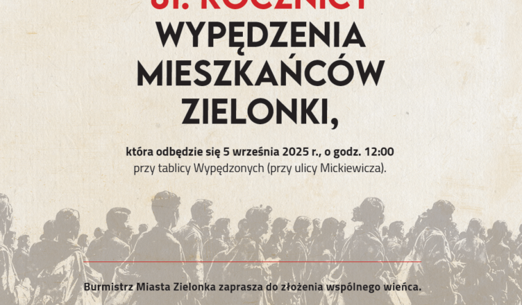 81. rocznica Wypędzenia Mieszkańców Zielonki