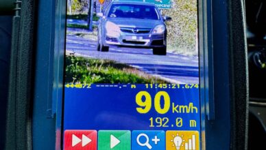 Ledwie odzyskał prawo jazdy, a już zbiera kolejne punkty