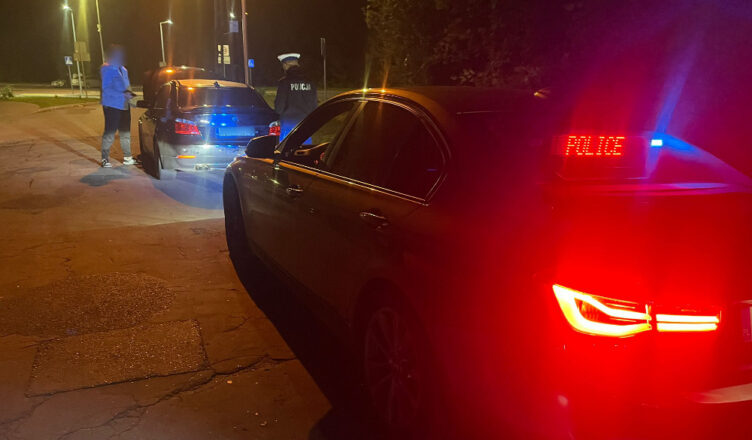 Działania kontrolne policjantów na terenie Tłuszcza