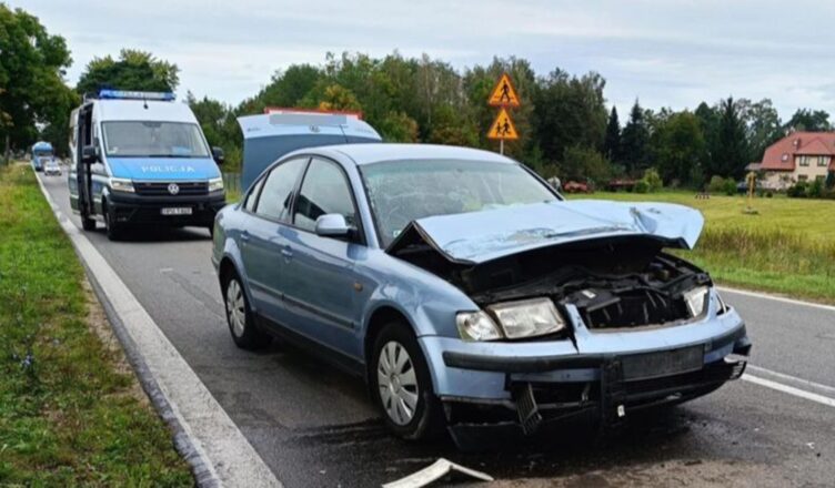 Wypadek w Rzekuniu-noga z gazu