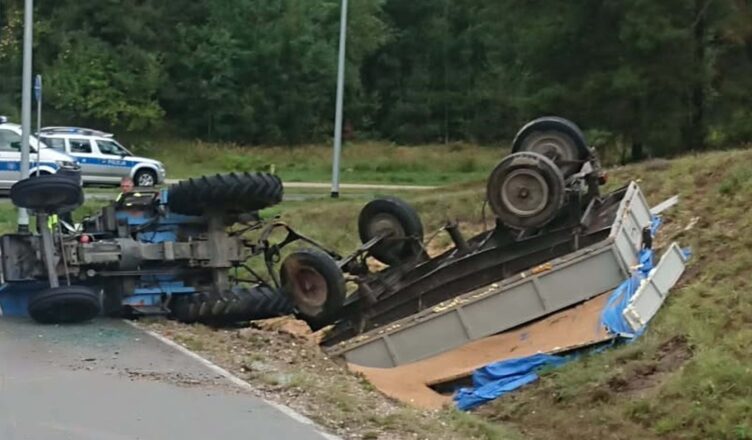 Śmiertelny wypadek z udziałem ciągnika rolniczego