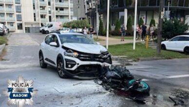 Weekendowe wypadki - 9 osób rannych i 1 zginęła